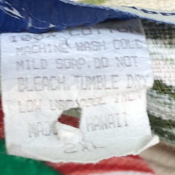 Vintage Made in Hawaii Bishop St Hawaiian Shirt Women’s Size 2XL - Picture 4 of 5